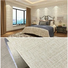 Самоклеящаяся Ретро бумага с льняным эффектом, рулон для стен, гостиной, задний план, виниловая ПВХ настенная бумага, 3D домашний декор