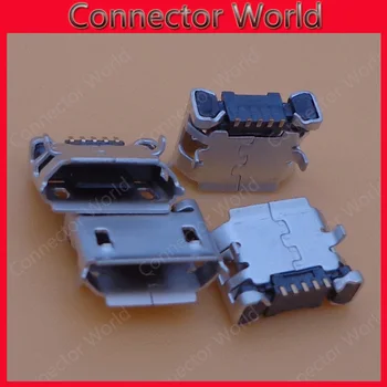 

100pcs/lot For Alcatel 4010 OT4010 Vodafone 875 V875 micro mini 5 pin usb charge charging jack connector plug dock socket port