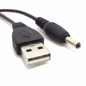 (100 шт./лот) USB 2.0 Тип штекер 3.5 мм DC Power Plug Цилиндрический разъем 5 В кабель 80 см белый/ черный