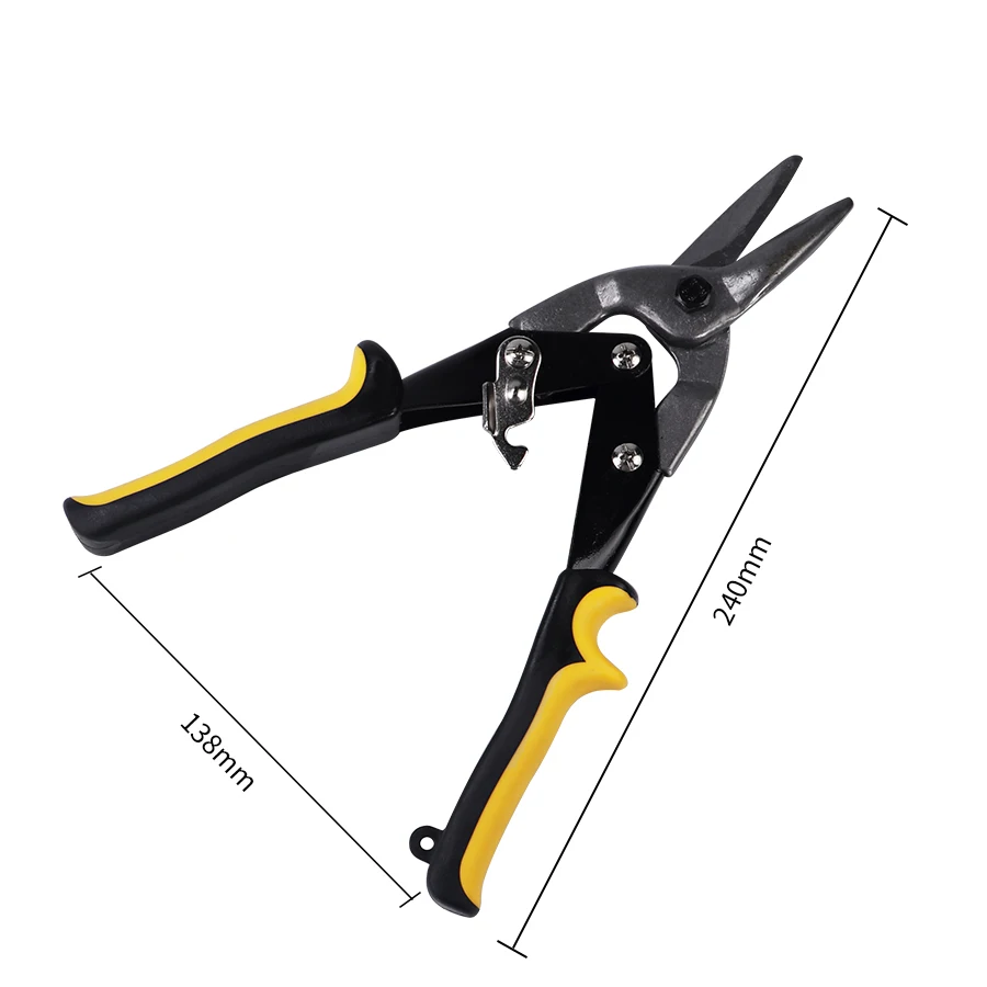 1 шт. 25 см ножницы для резки металла резиновая ручка прямой авиационный оловянный СНиП нож для листового металла плоскогубцы с высокой твердостью случайные цвета