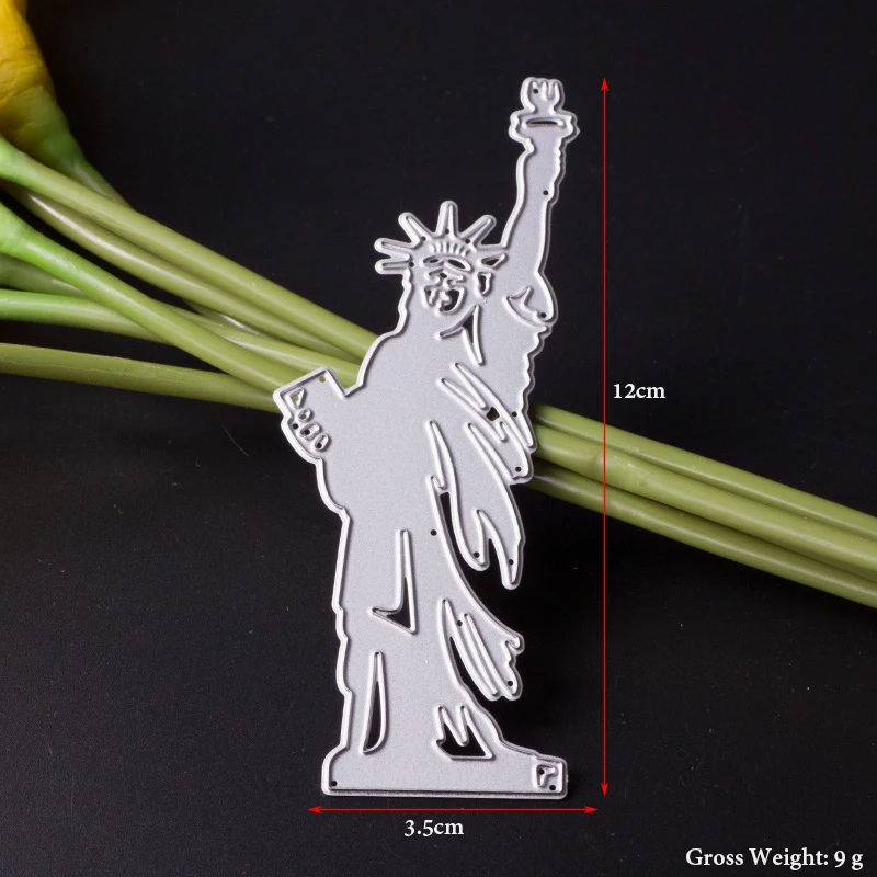  ABOOM New 1PC United Statue Of Liberty Die Cut Scrapbooking Decorative Craft Paper Cutting Dies Inv - 32835826963
