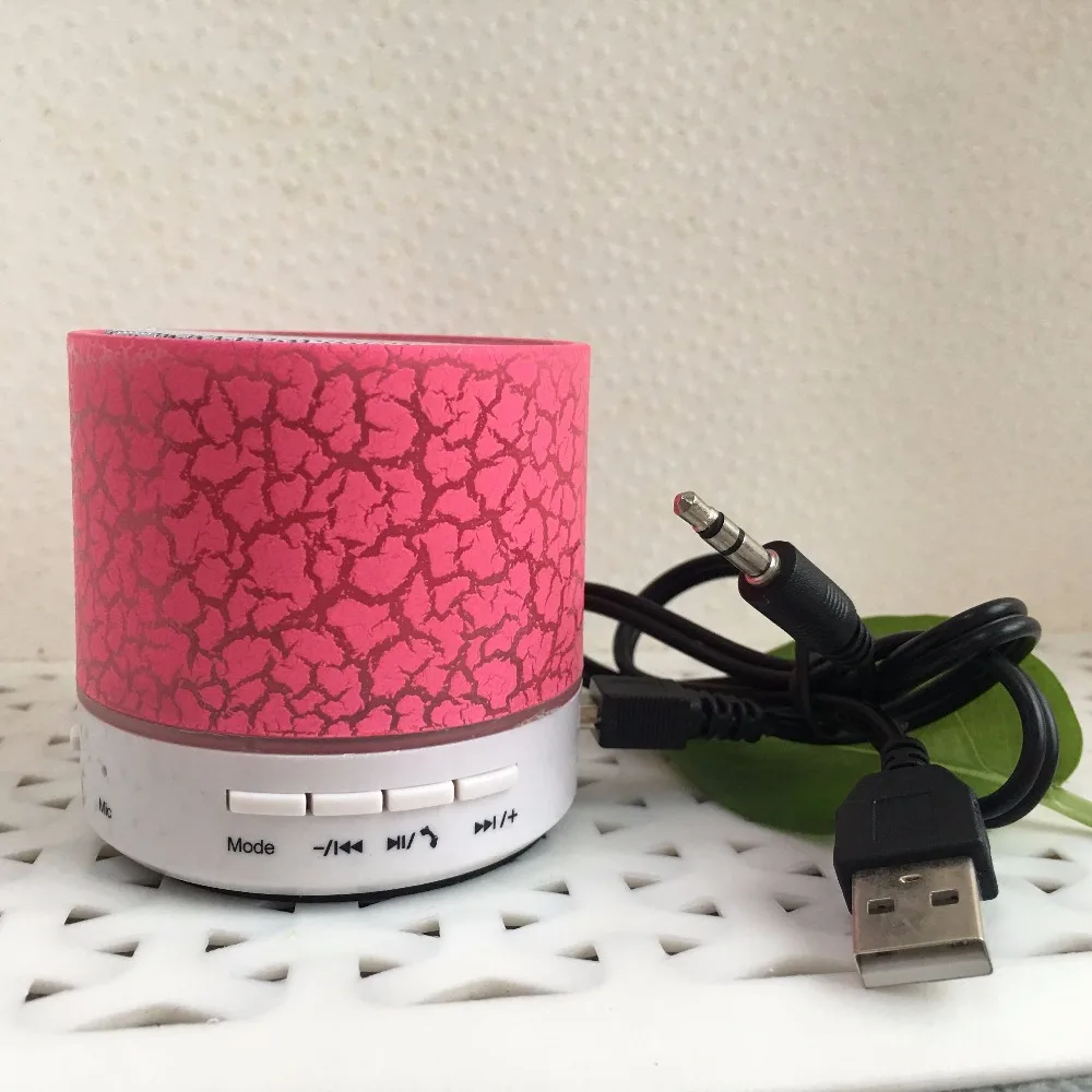 Fashion LED Mini Wireless Bluetooth Speaker Portable Musical Audio