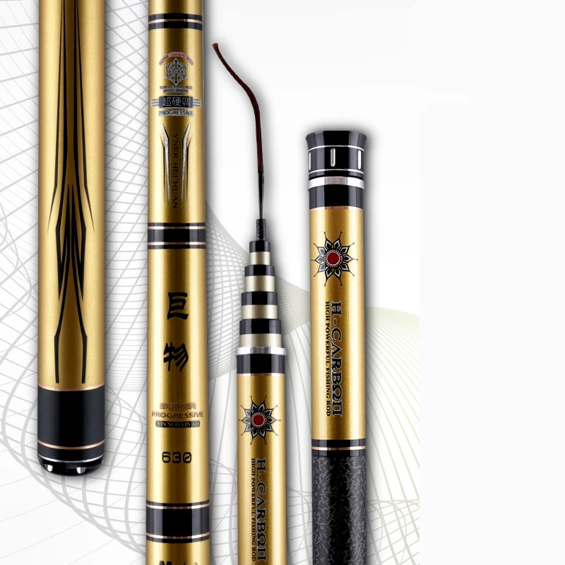 

High Quality 19H Super Hard Graphene Fishing Rod Pesca Carp Ultra-light Fishing Gear Cane Stream River Rock Power Hand Rod