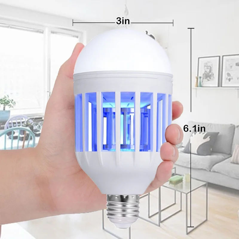 

Mosquito Killer LED Bulb Bug Zapper Lamp 110V 17W Insect Killing insects Bulb Night Light Repeller WWO66
