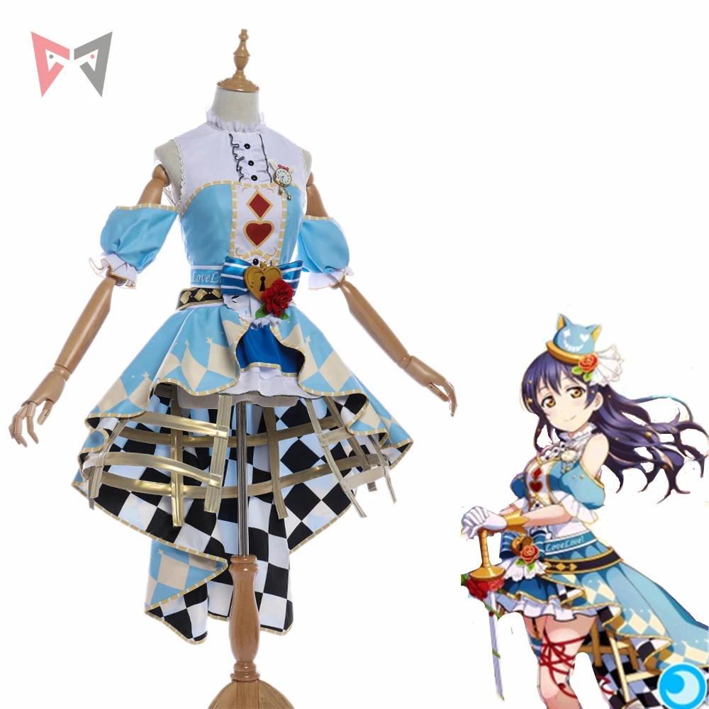 MMGG любовь жить Косплей Сонода Уми карнавальный костюм новый LoveLive солнце Набор