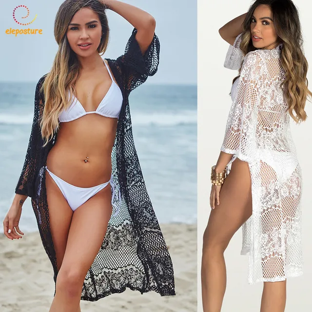Cheap 2018 Beach Cover Up Women Sexy Bikini Swimwear Cover Up Lace Beach Dress Ladies Bathing Suits Cover-Ups Beachwear Robe De Plage Cheap 2018 Beach Cover Up Women Sexy Bikini Swimwear Cover Up Lace Beach Dress Ladies Bathing Suits Cover-Ups Beachwear Robe De Plage