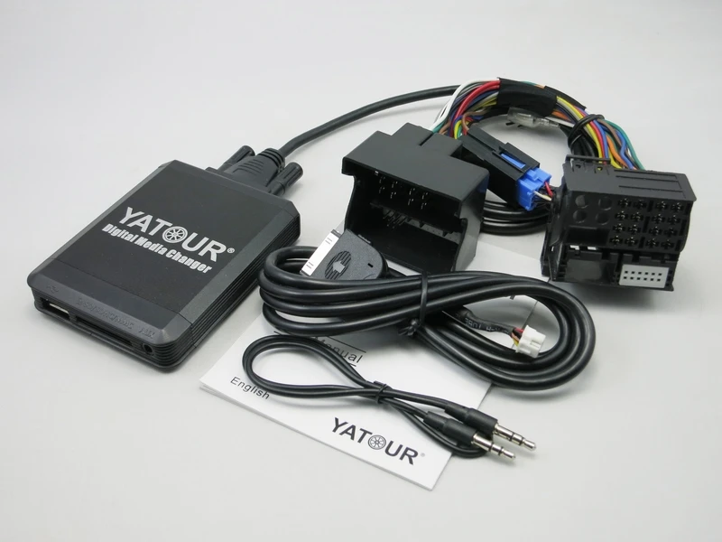 Yatour YT-M07 для IPod IPhone USB SD AUX цифрового мультимедиа усовершенствовать Renault VDO/Blaupunkt Quadlock 12pin Fakra 2009 машины MP3 Play