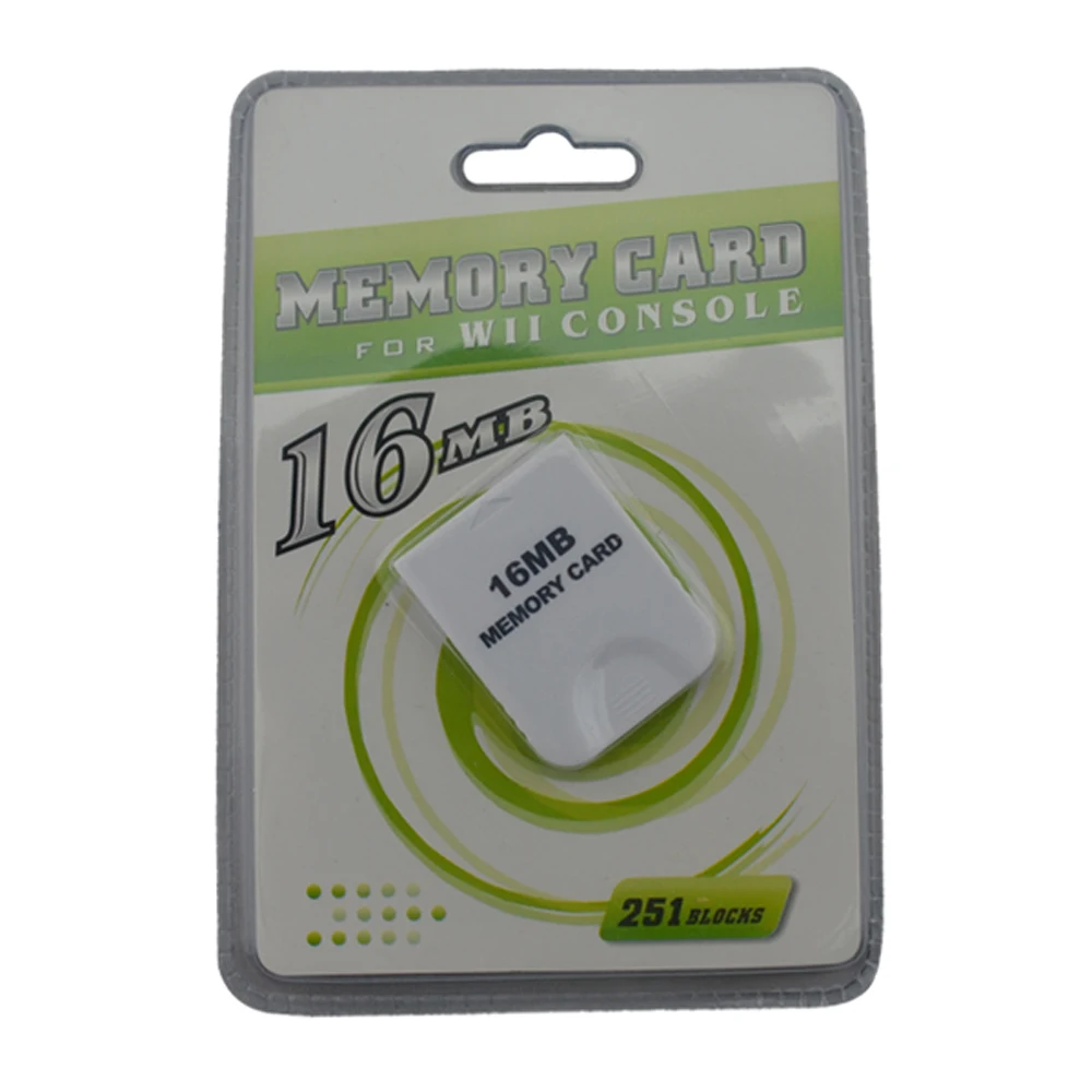 

xunbeifang Promotion High Quality for Wii 16MB Memory Storage Card Saver For Nintendo For GameCube For N-GC Xmas Gift