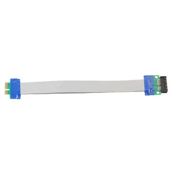 

HOT-PCI Express Flex Relocate Cable PCI-E 1X to 1x Slot Riser Card Extender Extension Ribbon for Bitcoin Miner