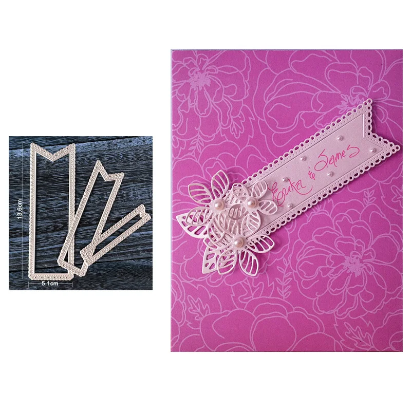 Fishtail tag Dies