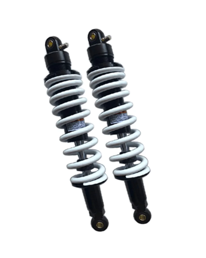 

Universal 2piece 410mm Motorcycle Nitrogen Shock Absorber 12mm Spring for DIRT BIKE ATV Vehicle Kart black + white
