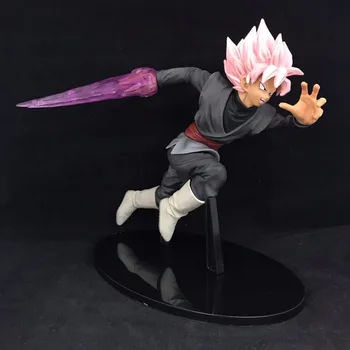 

NEW hot 18cm Dragon Ball Super Saiyan Roze Son Goku action figure toys collection Christmas gift doll with box
