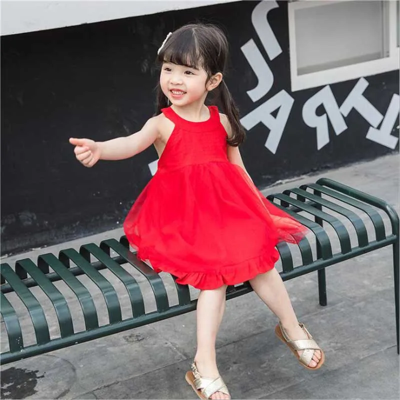

Girls Dress New Summer Girls Clothes Flower Princess Dress Children Summer Clothes Baby Girls Dress Casual Wear 3 8Y