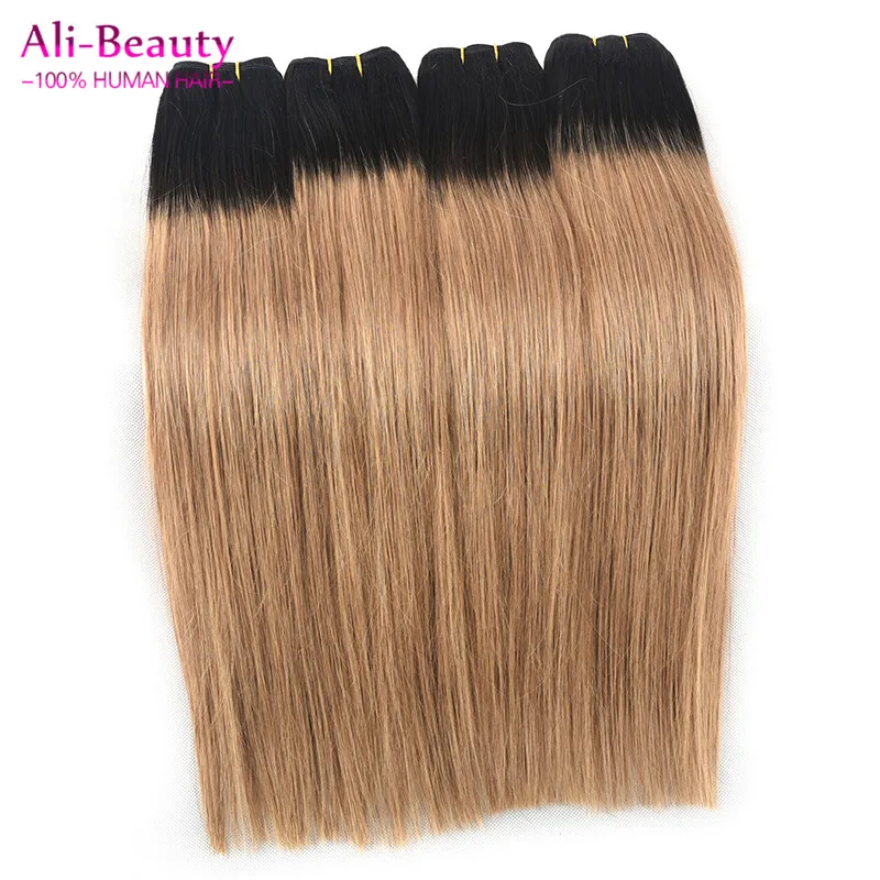 

Russian Straight Virgin Hair 8a Unprocessed Human Hair Extensions T1b 27 Human Hair Weave Two Tone Good Cheap Weave Deals