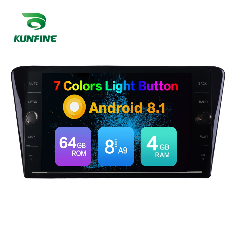 Восьмиядерный 4 Гб ОЗУ 64 ПЗУ Android 8 1 автомобильный DVD GPS плеер Deckless стерео для Peugeot 408