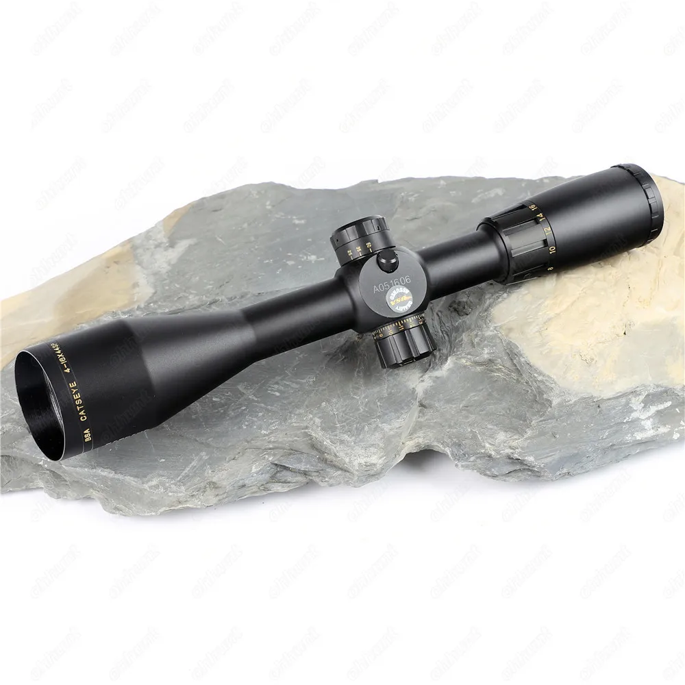 BSA Catseye 4-16X44 SP Hunting Optics Riflescopes Side Parallax Mil-dot Reticle Turrets Lock Integrated Sunshade Rifle Scopes (8)