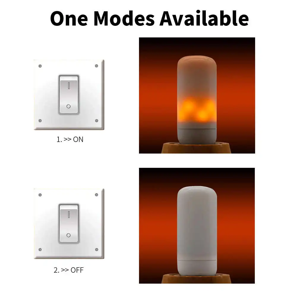 

E27 LED Fire Lights Flame Effect Bulb 220V LED Flame Lamp Christmas Decorations Light LED Candle Bulb Flickering Burning 110V