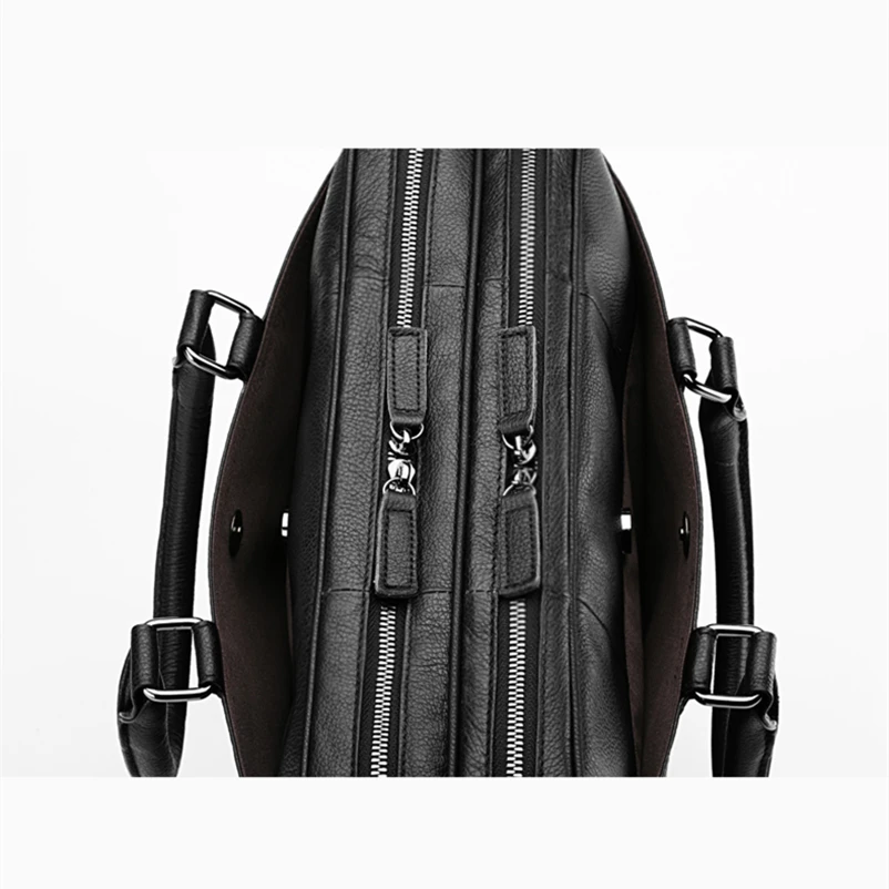 Мужской деловой портфель классический из натуральной кожи 2019|classic briefcase|brand