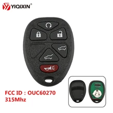 YIQIXIN 6(5 + 1) przyciski zdalnie sterowanym samochodowym klucz do Chevrolet Suburban Tahoe GMC Yukon dla Cadillac FCC ID OUC60270 315Mhz