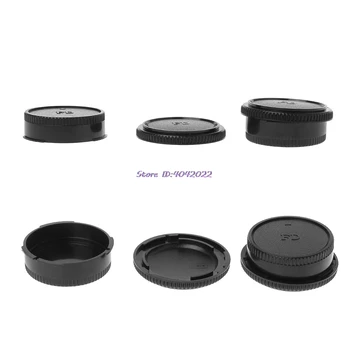 

Rear Lens Body Cap Camera Cover Anti-dust Mount Protection Plastic Black for Canon FD