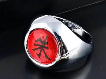 

Cosplay accessory 1pcs/set Uchiha Itachi Hidan Orochimaru Iwagakure Akatsuki Deidara Pein Hoshigaki Cos Ring