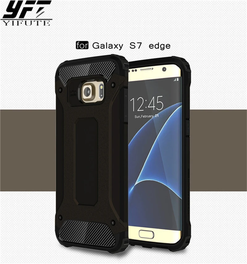 YIFUTE Phone Cases for Samsung Glaxy S7 S7 edge Case Shockproof Luxury