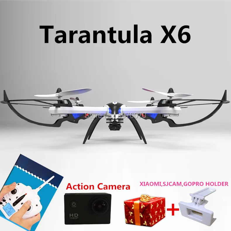 Yizhan Тарантул X6 2,4G 6-осевой Квадрокоптер с дистанционным управлением Drone RC вертолет с HD Камера PK Syma x8c x8w