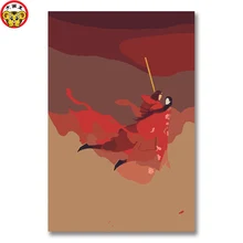 Картина по номерам художественная краска по номеру Diy treasure troupe Zi Xia West jource Китай любовь костюмы мифическая Классическая пленка