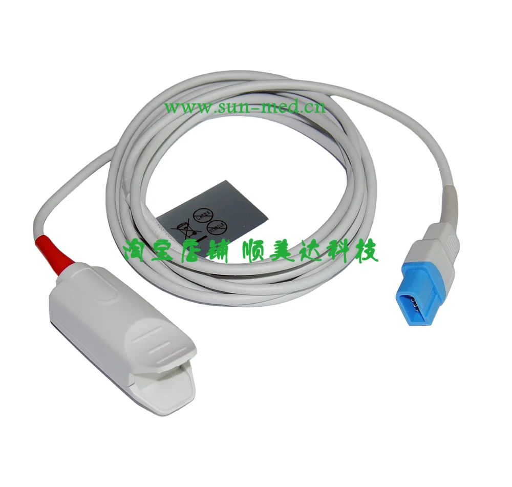 

Compatible Spacelabs patient monitor Spo2 sensor 10 pins finger probe