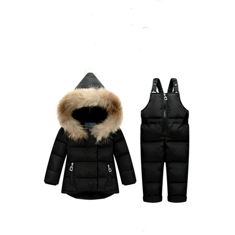 Baby Girls Winter Clothes 2017 Luxury Brand 1 3 Age Down Thick Warm