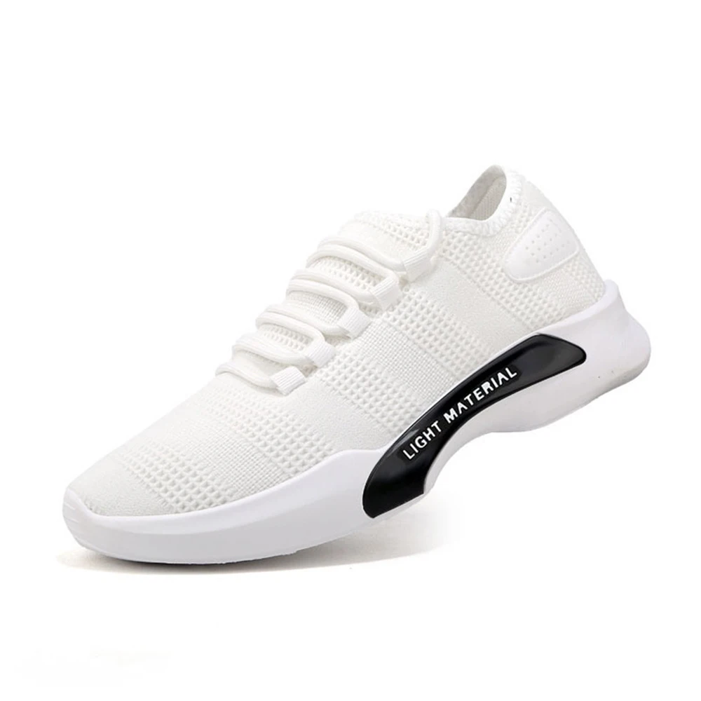 

Lightweight Sport Athletic Sneakers Soft Casual Mens Shoes Black Breathable Non-slip Men's Vulcanize Shoes Men Running Sneakers