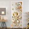 Autocollant mural imperméable en PVC | Autocollant de porte, bijoux, fleurs, salon, chambre à coucher, décor de maison, Stickers muraux ► Photo 2/6