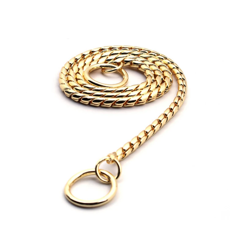 

Hot Pet Dog Collar P Chain Metal Training Adjustable Leash Collar for Dogs FQ-ing