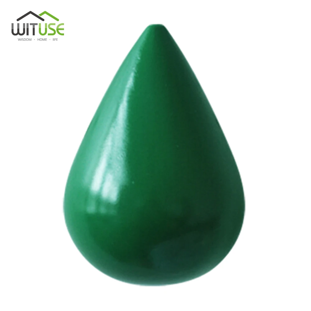 WaterDrop green 8 форм Винтаж/современный рога настенные Висячие Крючки одежда шляпа шарф ключ олень рога вешалка настенные украшения белый золотой черный - Цвет: WaterDrop green