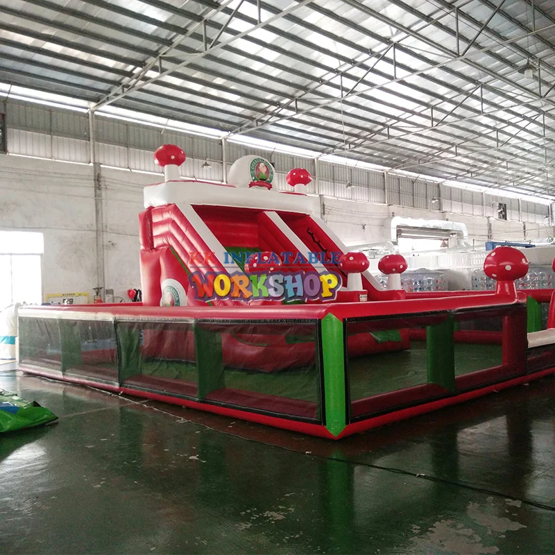 

inflatable bounce with slide amusement park