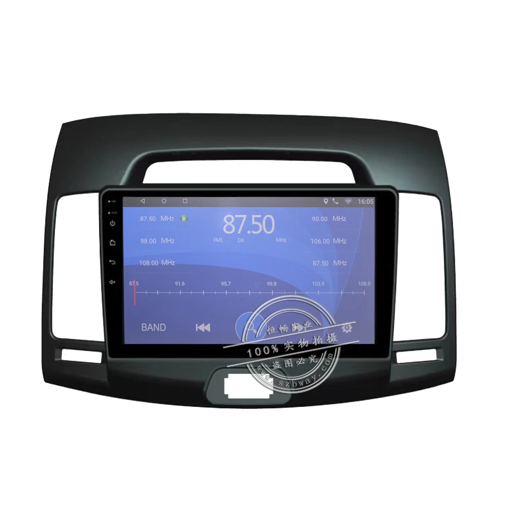 Cheap Hang xian 9" Quad Core Android 7.0 Car DVD Player For Hyundai Elantra Korea 2008-2010 car radio GPS Navigation BT,wifi,SWC 13