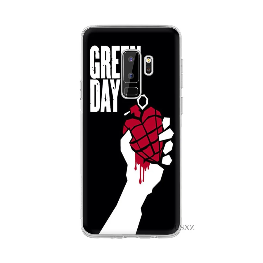 Чехол Gerleek Green Day для Samsung Galaxy A7 A8 A9 A10 A30 A40 A50 A70 M10 M20 M30 S10 Plus S10E J6|Чехлы-накладки| |