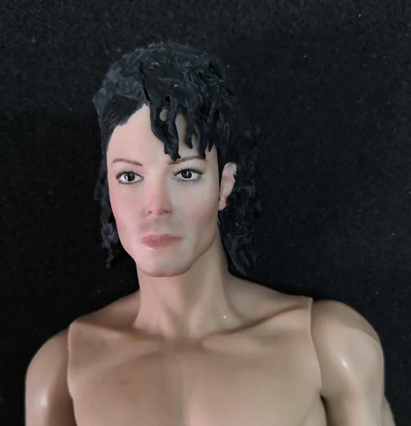 1/6 масштаб мужской головы лепить голливудский певец Майкл Джексон Fit 12 дюймов мужской фигуры тела для коллекции
