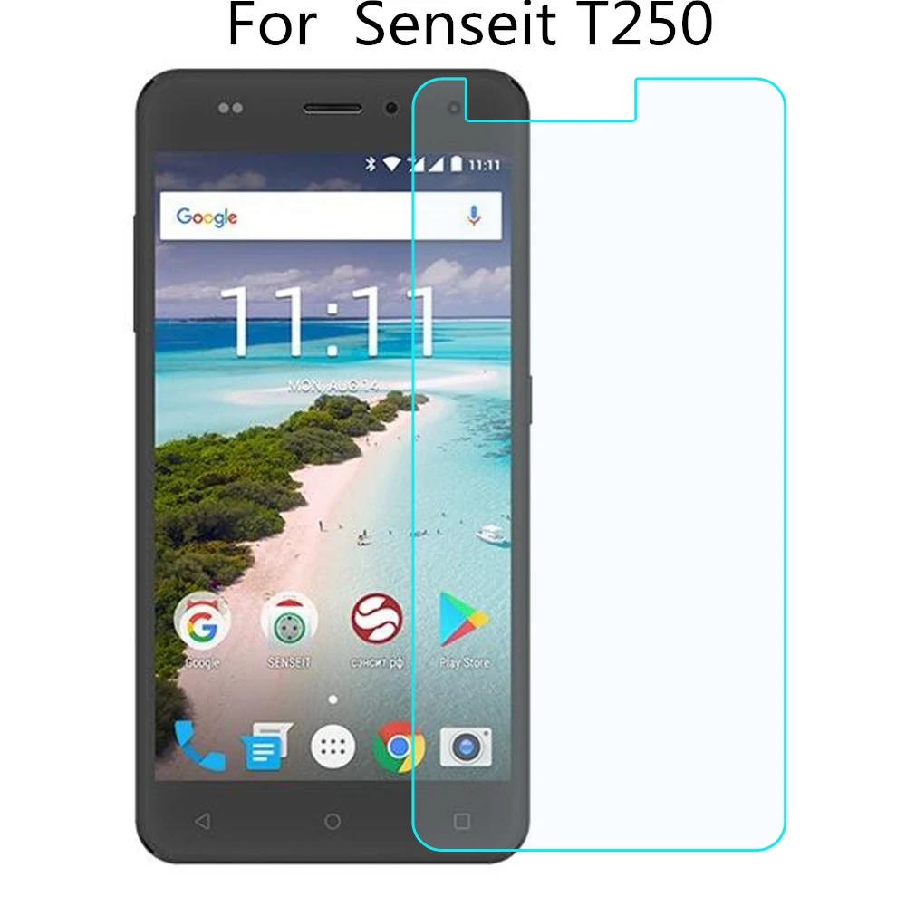 

Tempered Glass for Senseit T250 Screen Protector 9H 2.5D Phone Protective Film for Senseit T250 Tempered Glass