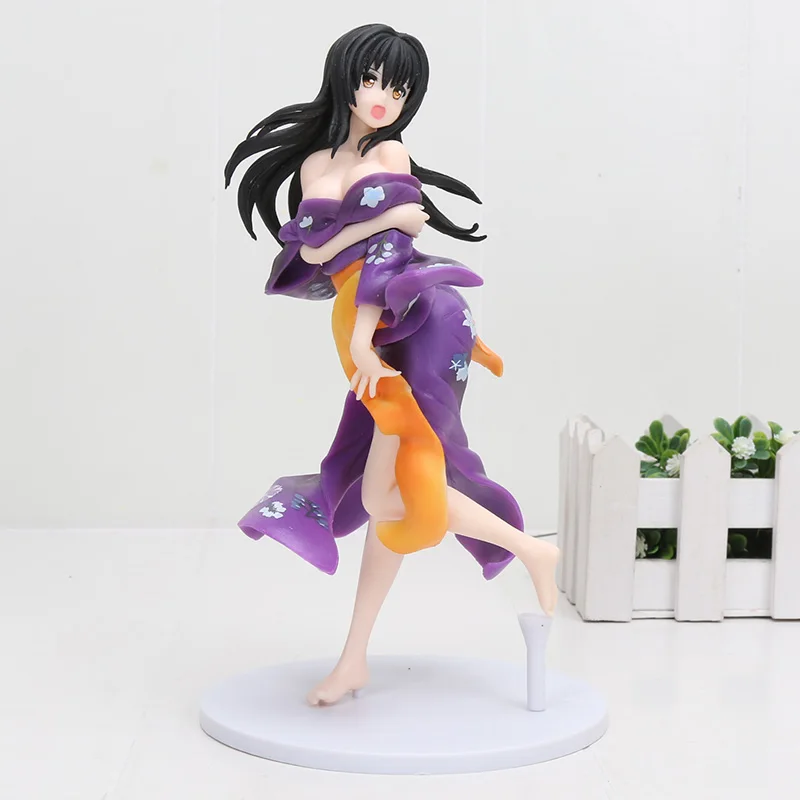 Аниме To Love Ru Kotegawa Yui Darkness Ver. 1/6 масштаб Momo Belia Deviluke ПВХ фигурка Коллекция Модель игрушка кукла - Color: purple no box