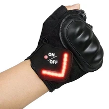 Велосипедные перчатки Интеллектуальные светодиодные поворотные автоматические индукционные поворотные сигнальные перчатки Предупреждение световые перчатки для уличной езды перчатки велосипедные
