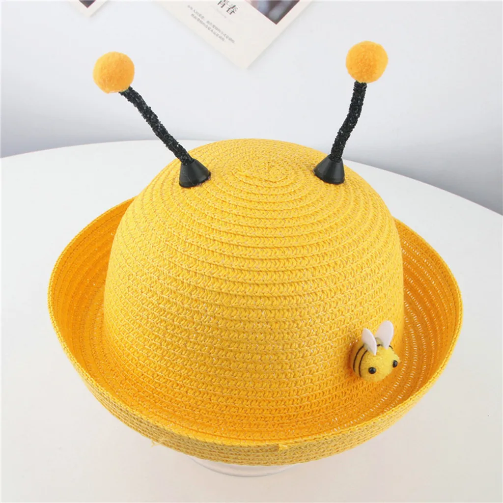 MUQGEW/Летняя Детская стереогарническая пляжная шляпа от солнца, соломенная шляпа, маленькая шляпа, шапка для мальчиков и девочек# EW