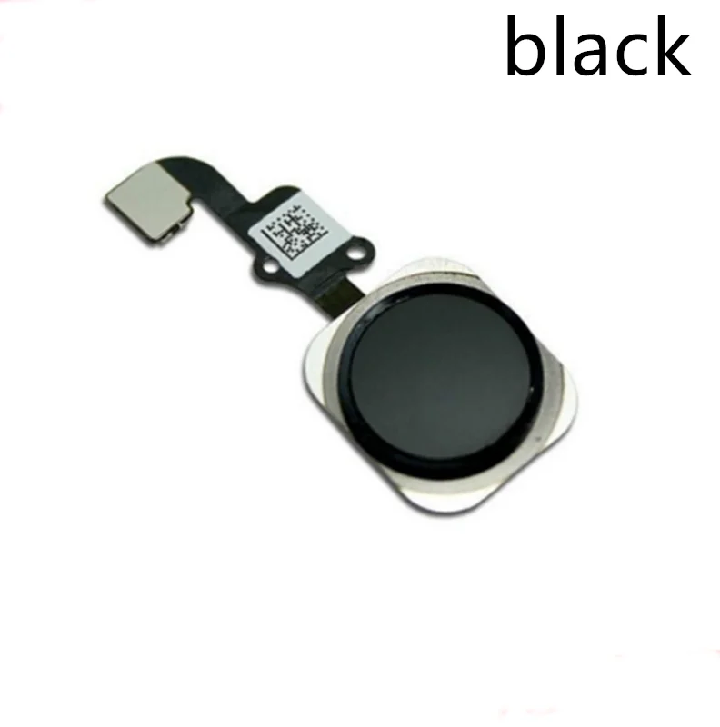 Для iPhone 6 Кнопка Home с гибким кабелем для iPhone 6plus полная сборка запасная часть замена - Цвет: black