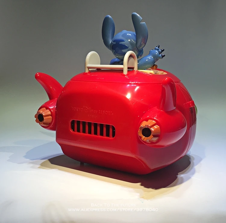 Disney Lilo& Stitch космический корабль коробка для хранения 20 см экшн-фигурка коллекция украшений аниме фигурка игрушка модель для детей подарок
