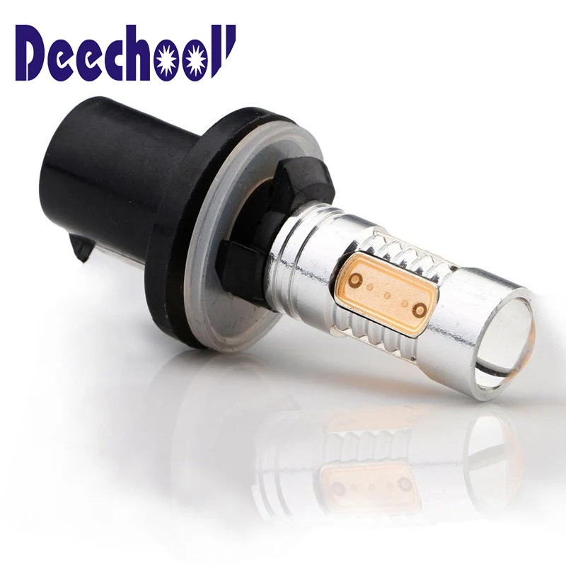 Deechooll 2pcsx Автомобильный светодиодный светильник для Titan 2006 2015 880 H27W/1 COB