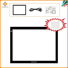 GAOMON GB4 Ultra-thin Micro USB Light Pad B4 Size Tracing Board for Sketching Copying with White Recycling Non-woven Bag