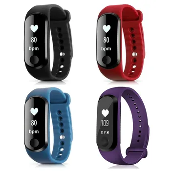 

vanpower Smart 0.96 OLED Smart Wristband Waterproof White Black Display Sleep Monitor Heart Rate Fitness Bracelet Watch