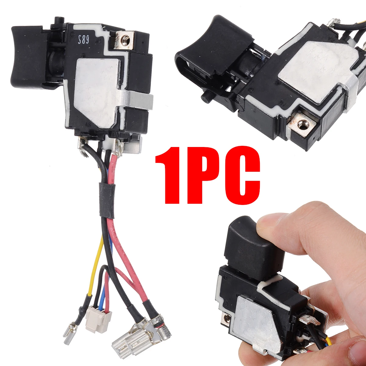 1Pcs Switch 18V For Makita 6507228 DTD134 BTD134 BTD146 DTD146 BTD134Z TD134D Replacement Replacement Parts Supply