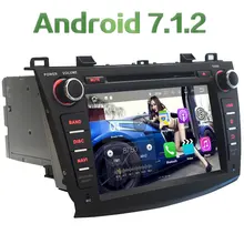 Quad Core 2GB RAM 16GB ROM 8″ Android 7.1.2 Car Multimedia Stereo radio player for Mazda 3 2009 2010 2011 2012 Support Bose SWC