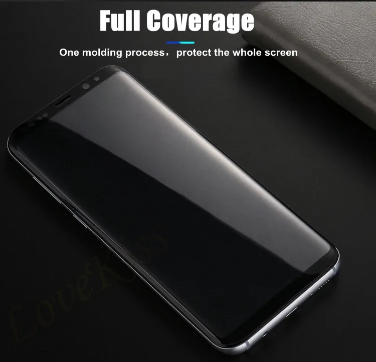 3D полное покрытие закаленное стекло для samsung Galaxy S8 S9 PLUS S7 Edge S6 edge Note 8 полное покрытие экрана Защитная пленка